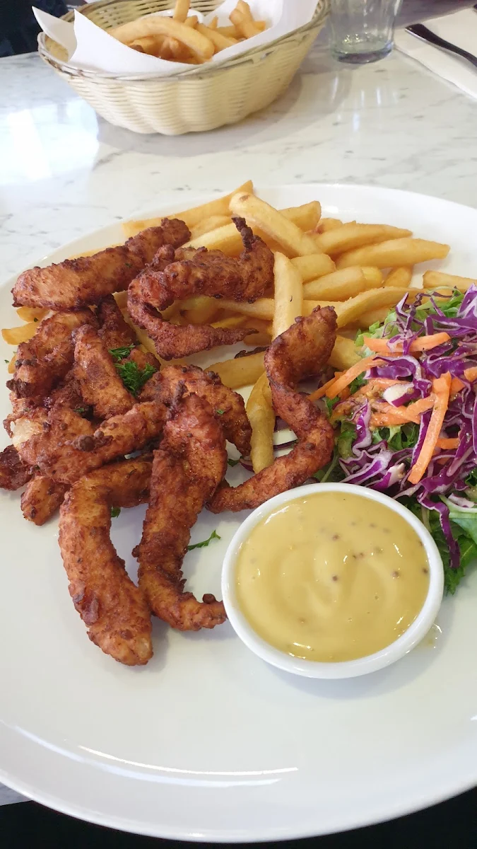 Chicken Strips, Lusso Italian Restaurant Rouse Hill