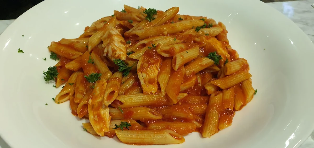 Penne Arrabiata, Lusso Italian Restaurant Rouse Hill