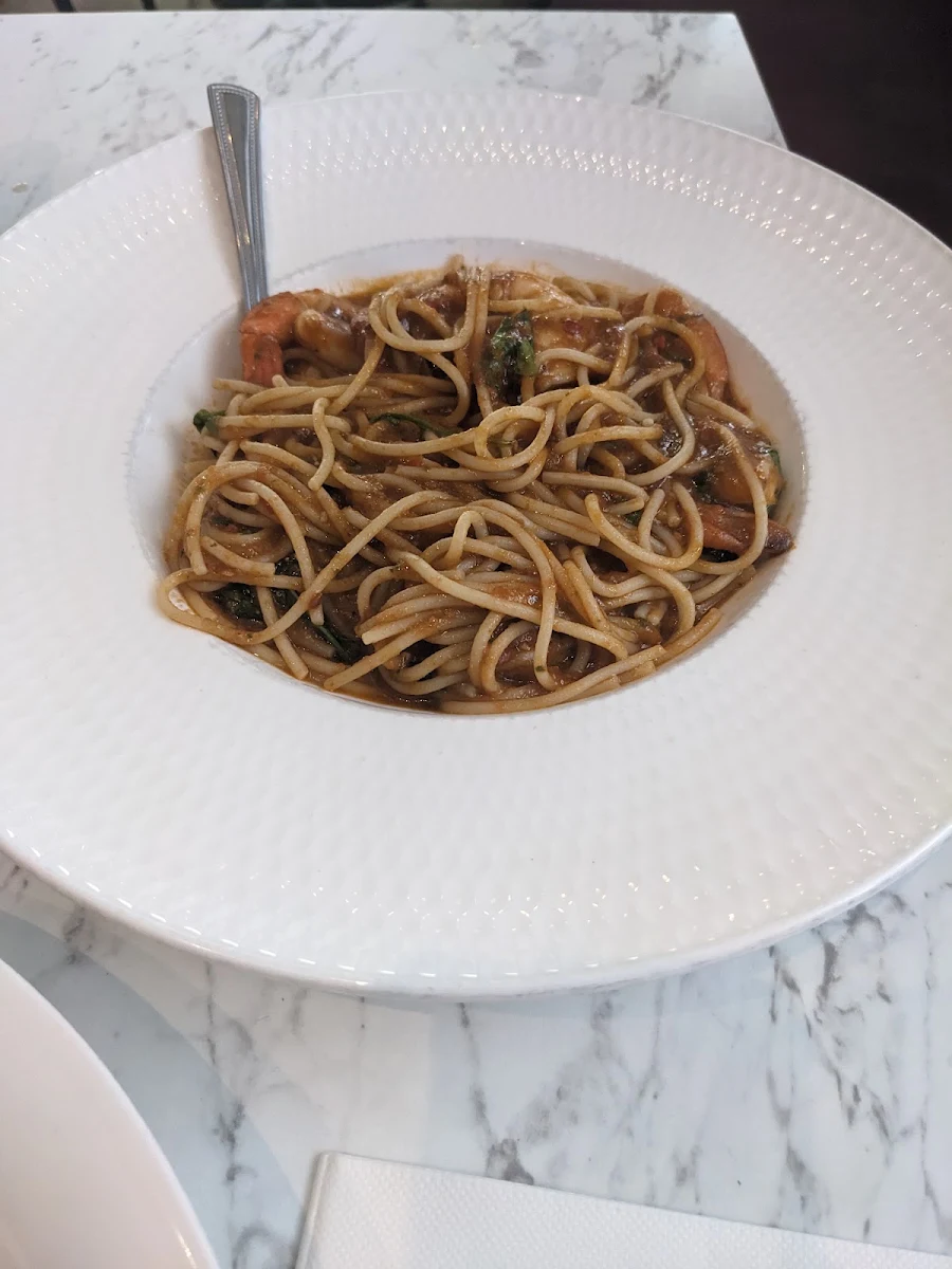 Spaghetti Gamberi, Lusso Italian Restaurant Rouse Hill