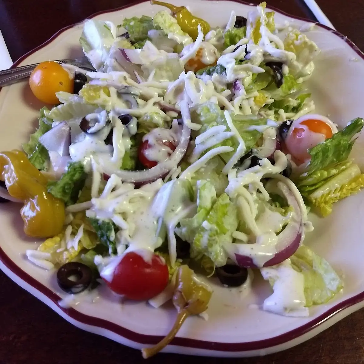 1 2 of a House Salad Huge