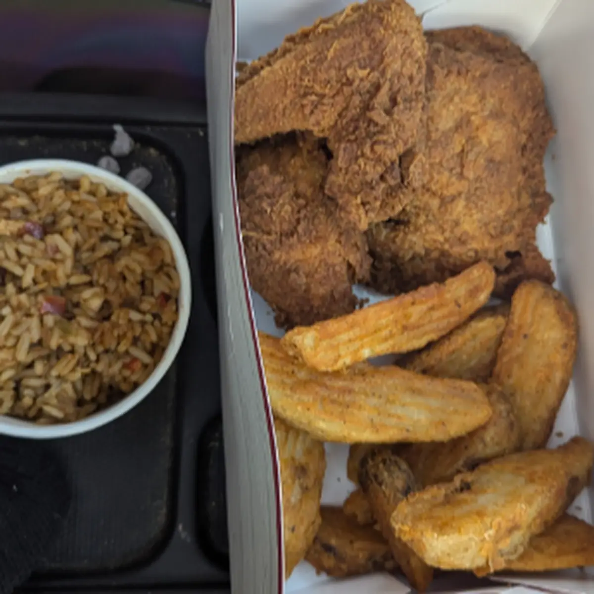 Fried Chicken Fries Jambalaya