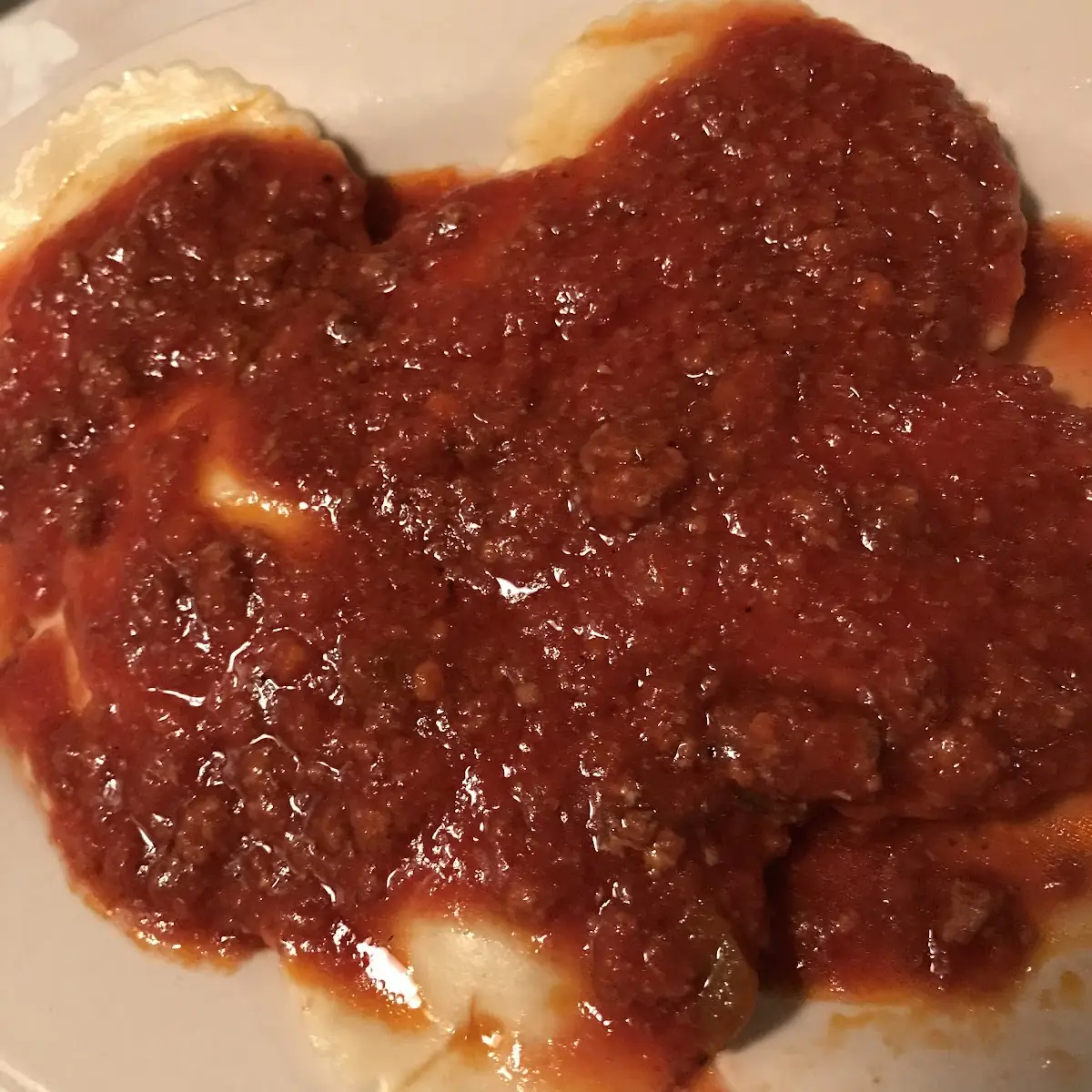 Ravioli with Meat Sauce