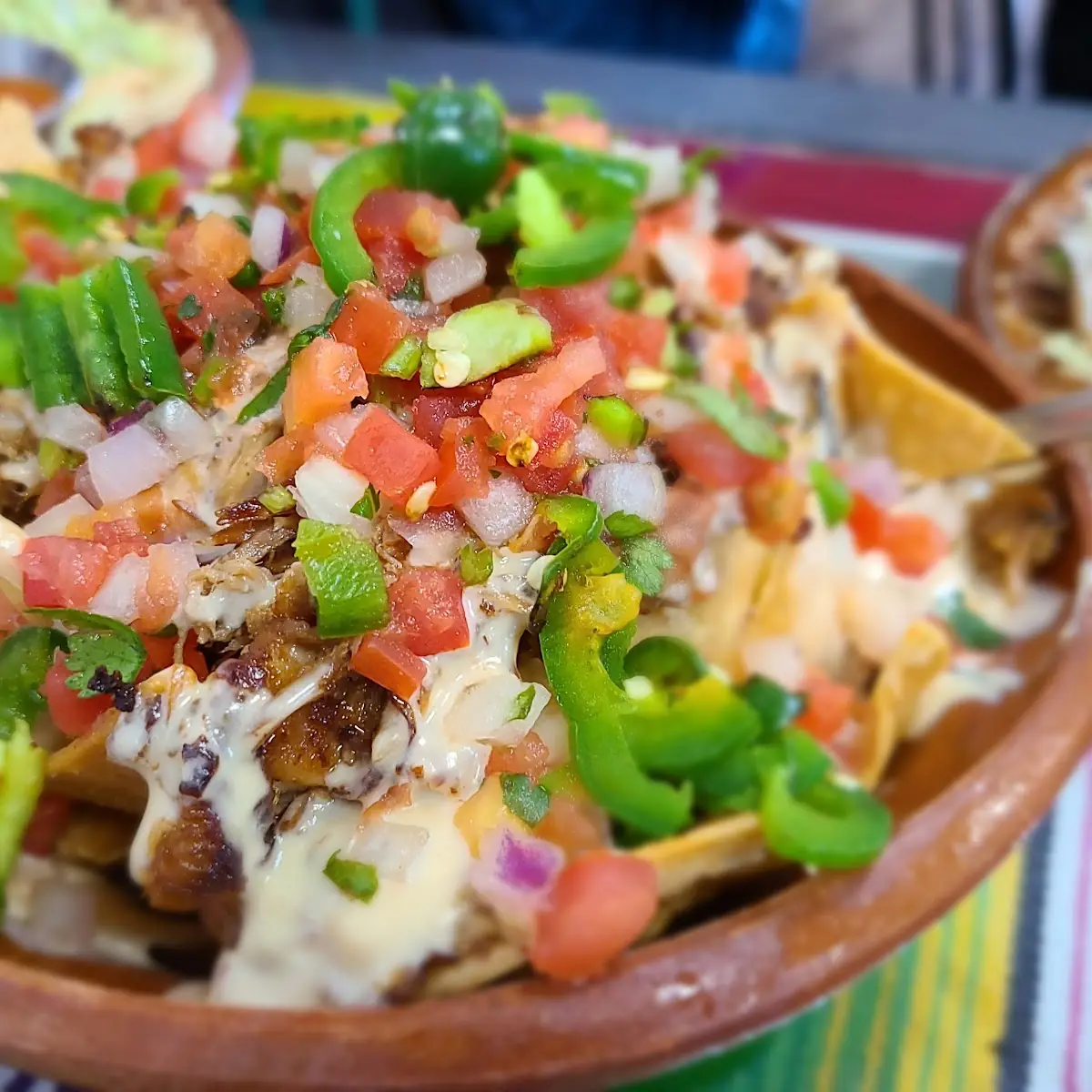 Nachos with Pork Carnitas