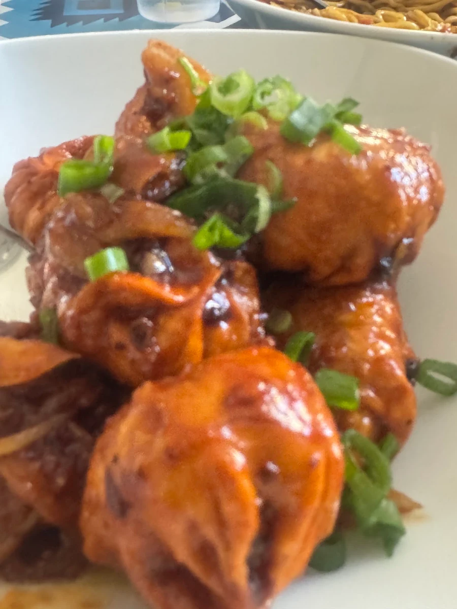 Chili Momos - Veg or Non-Veg