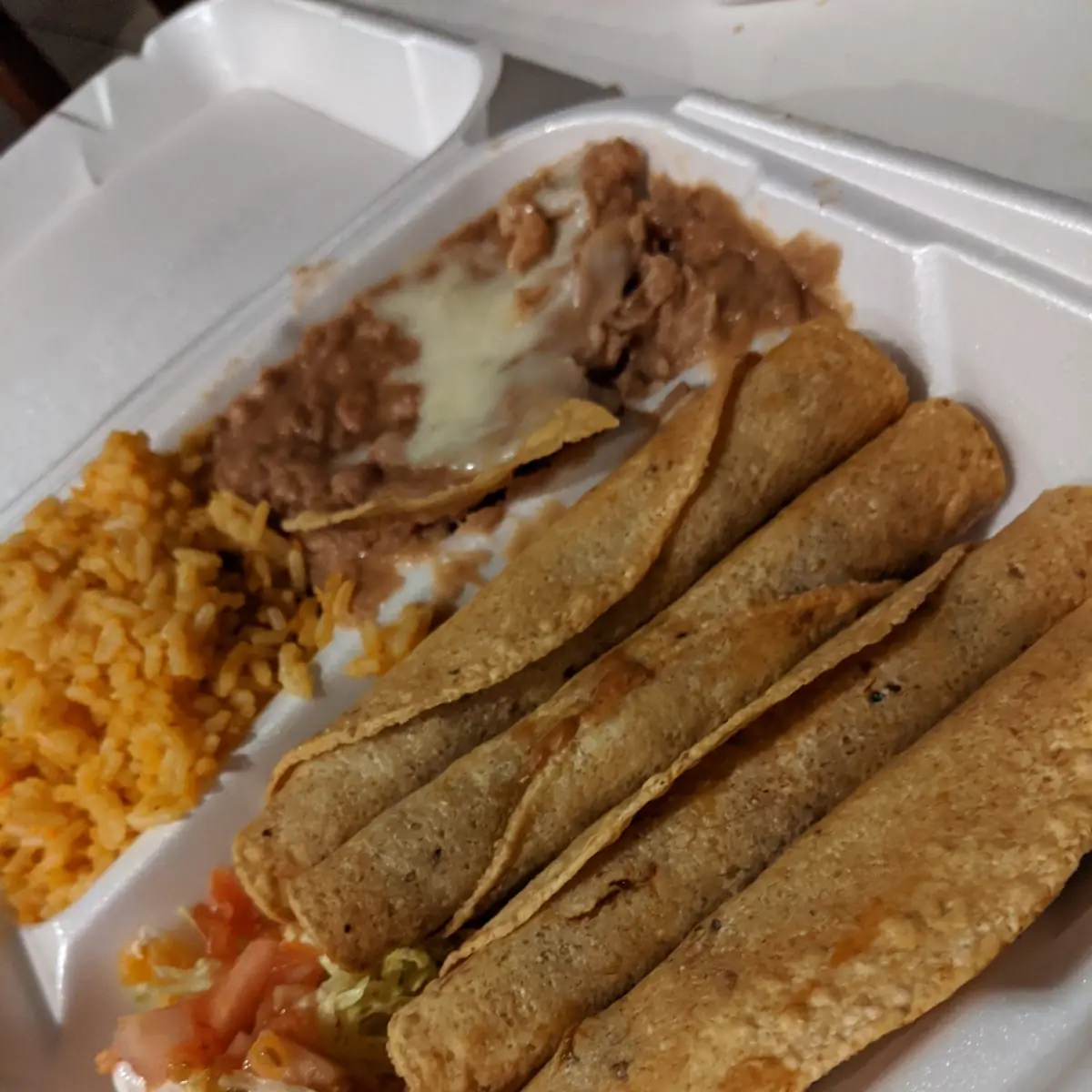 Chicken Taquitos Plate