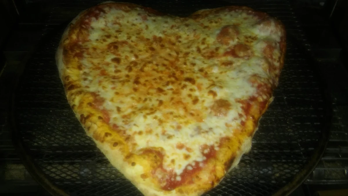 Heart Shaped Pizza
