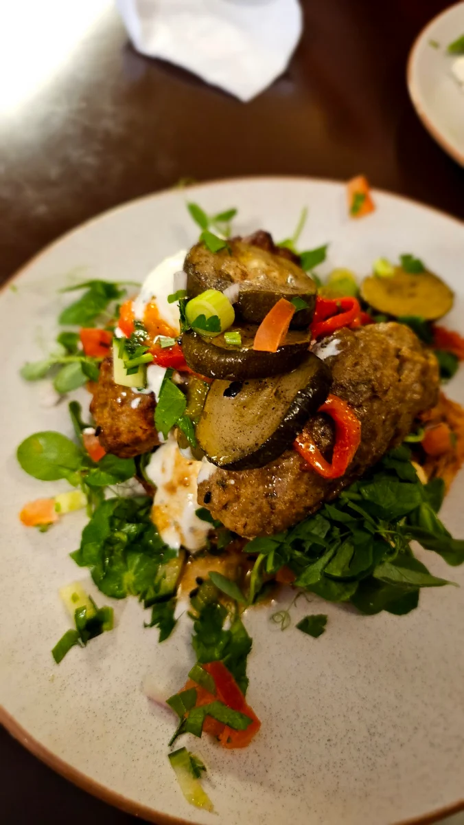 Lamb Kofta Open Sandwich