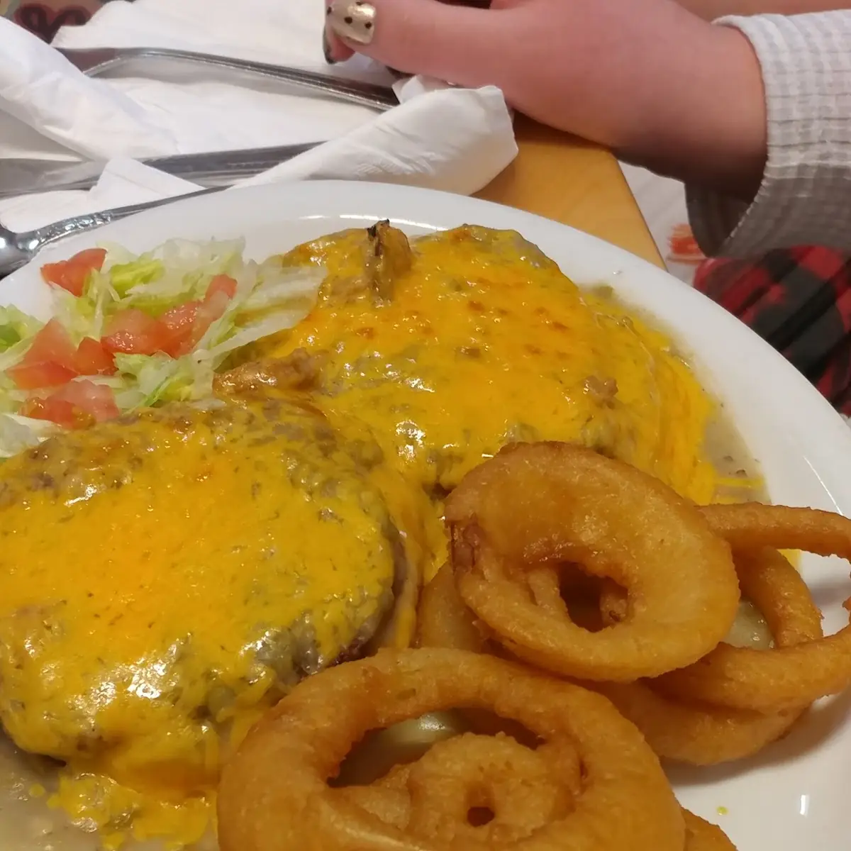 Green Chili Cheese Burger