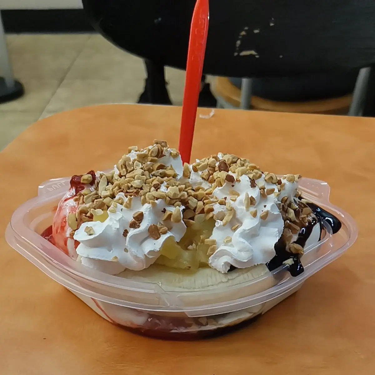 Banana Split and Slushie