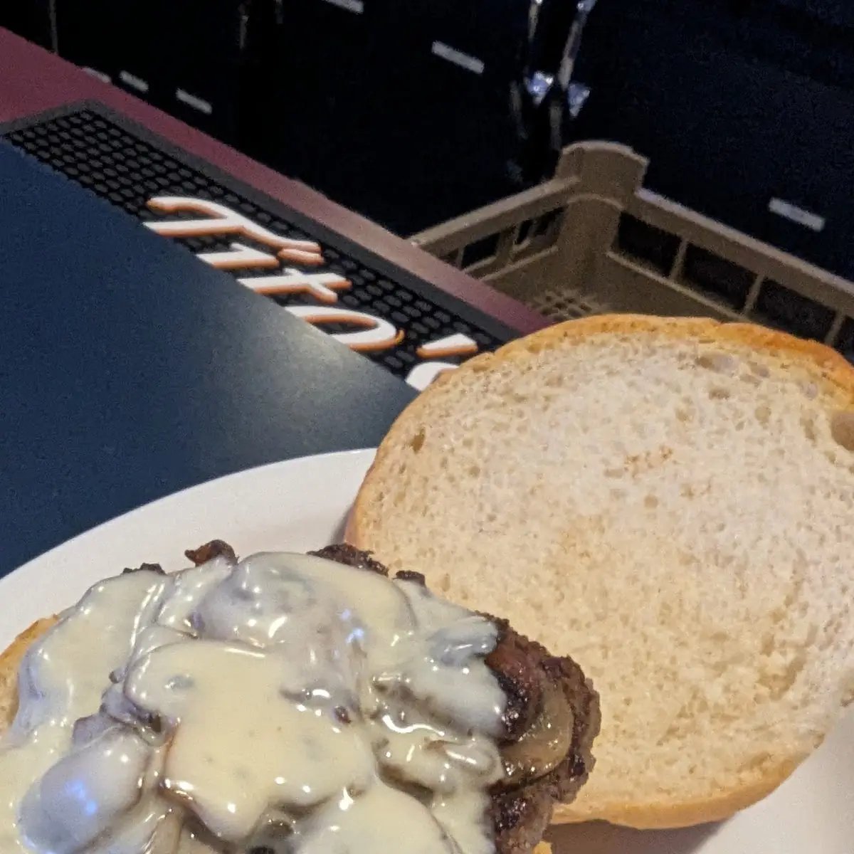 Mushroom & Swiss Burger