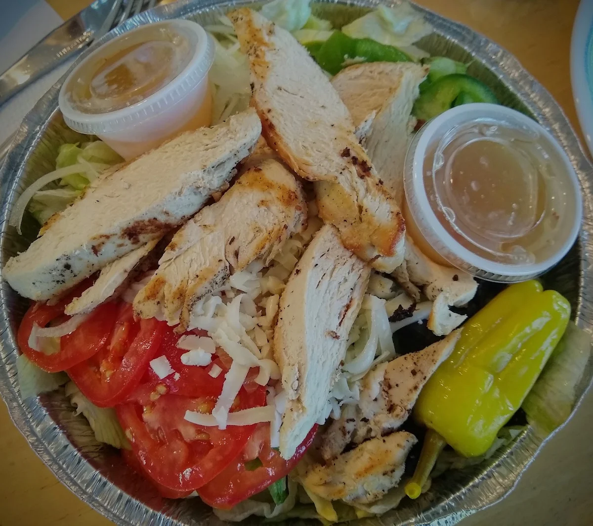 Grilled Chicken Garden Salad