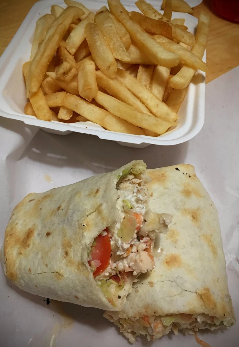 Mediterranean Chicken Wrap