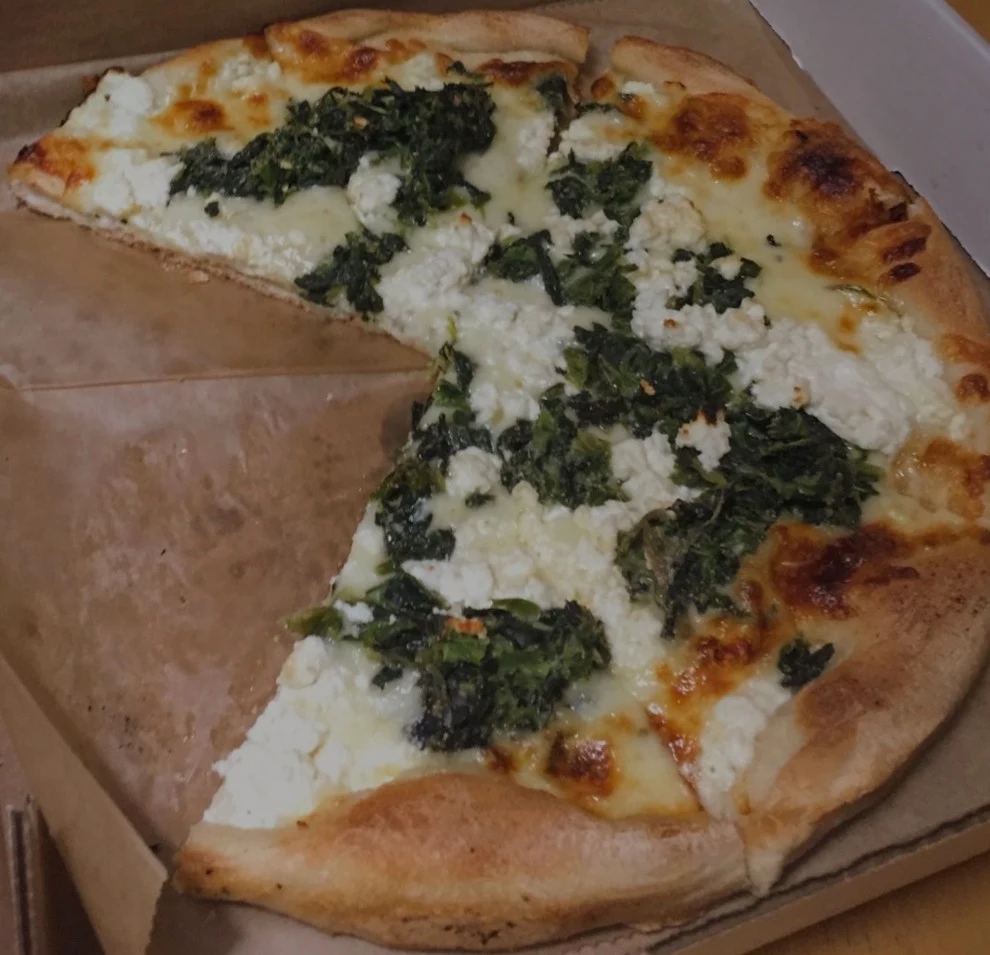 Spinach Feta Pizza