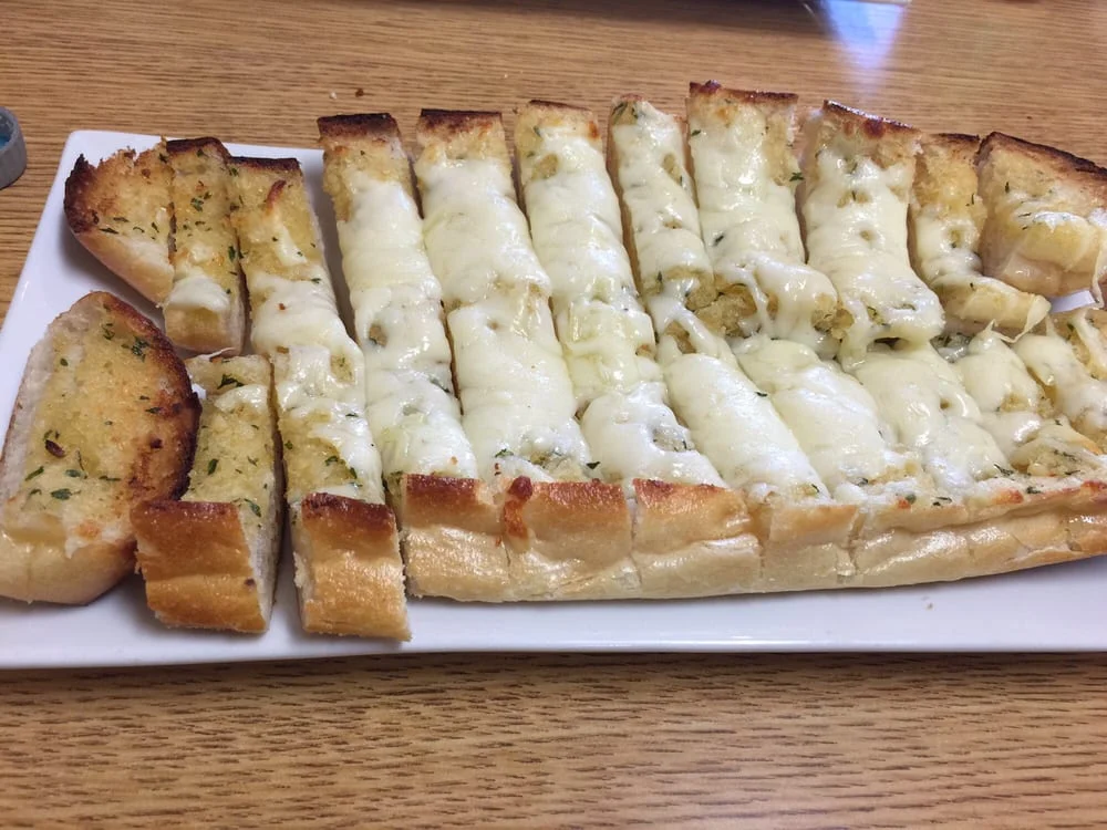 Garlic Bread with Melted Mozzarella