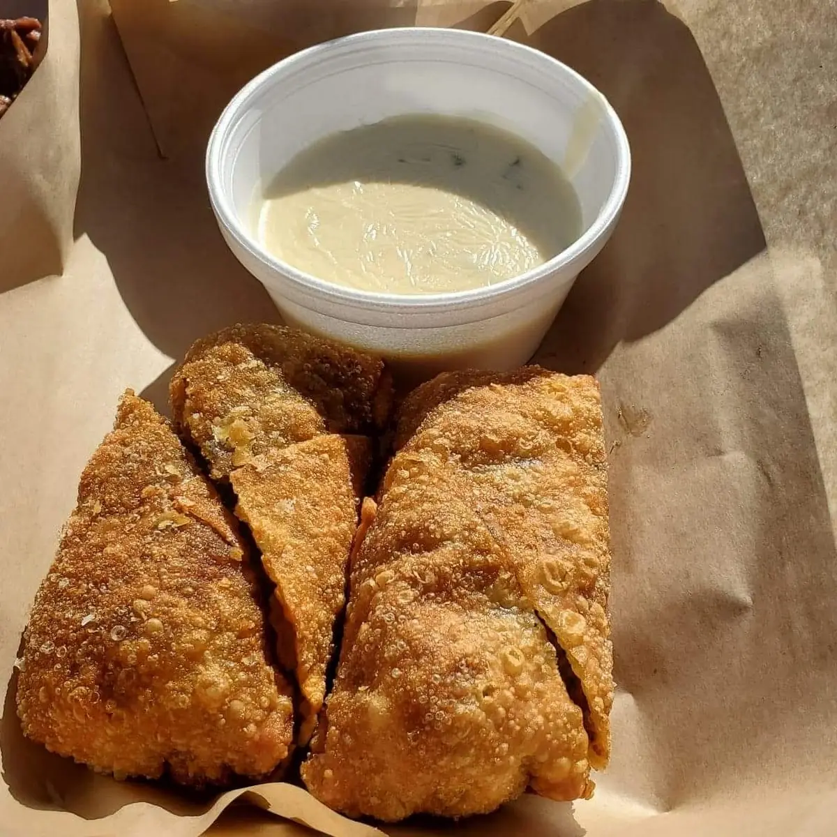 Ground Beef Chili Egg Rolls