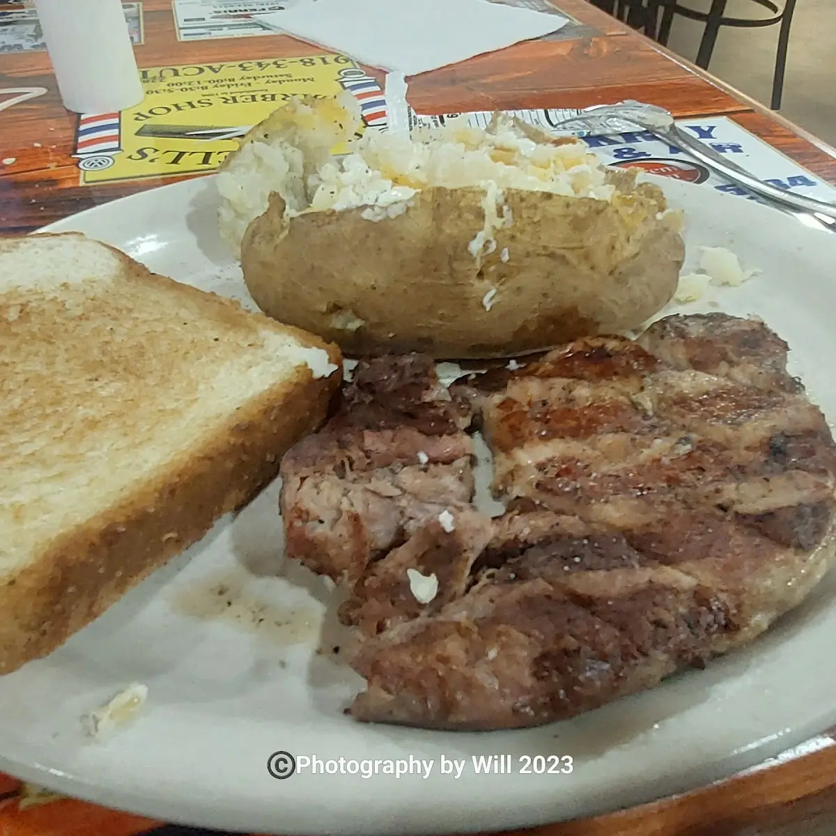 Grilled Pork Chop Dinner