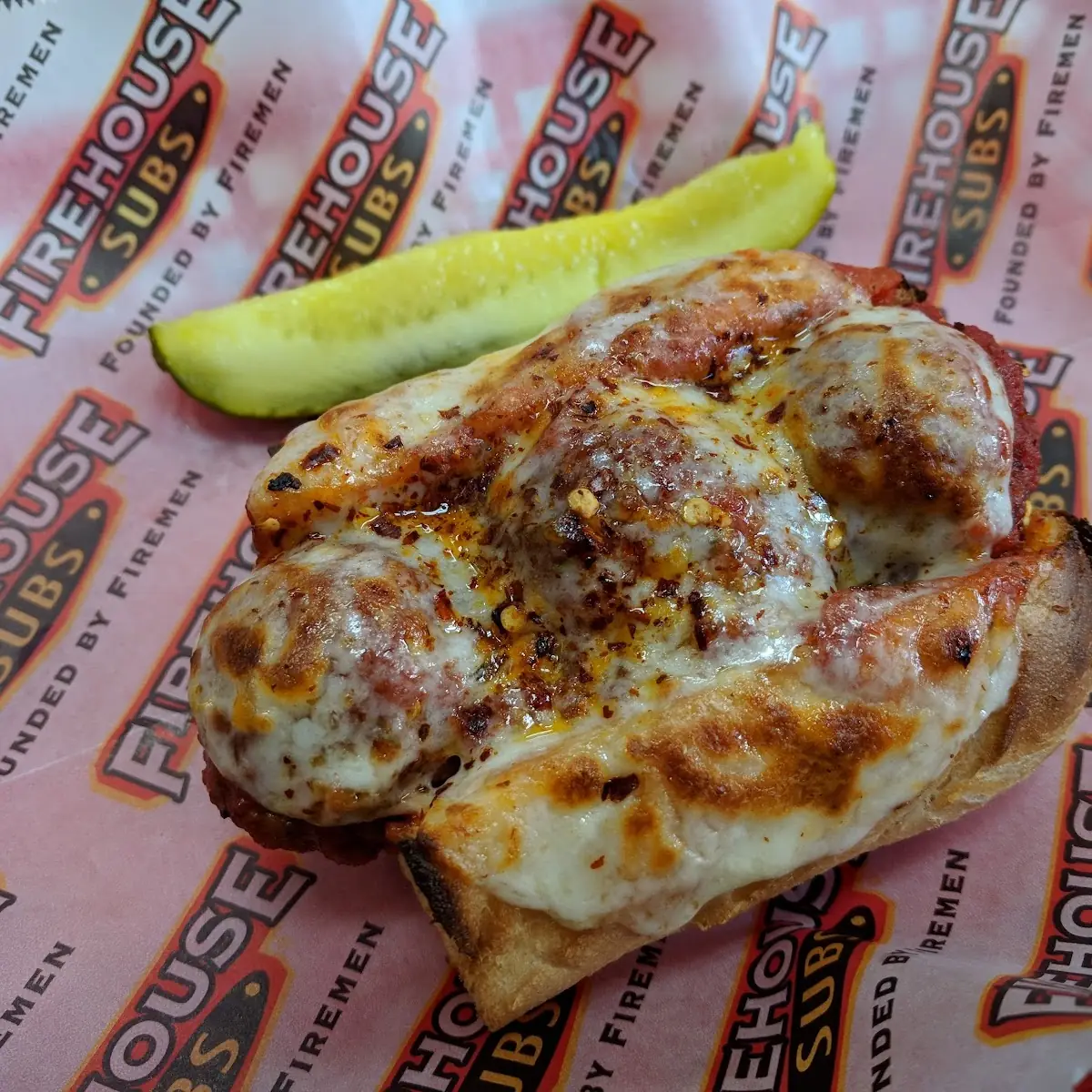 Spicy Meatball Sandwich