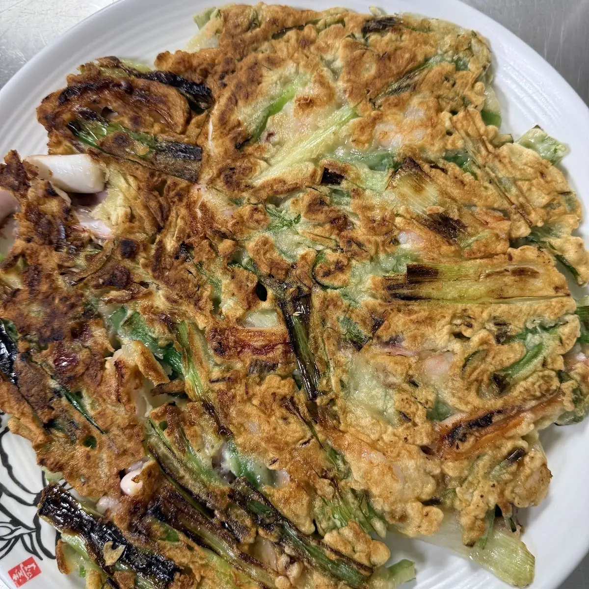 seafood scallion pancake 해물 파전