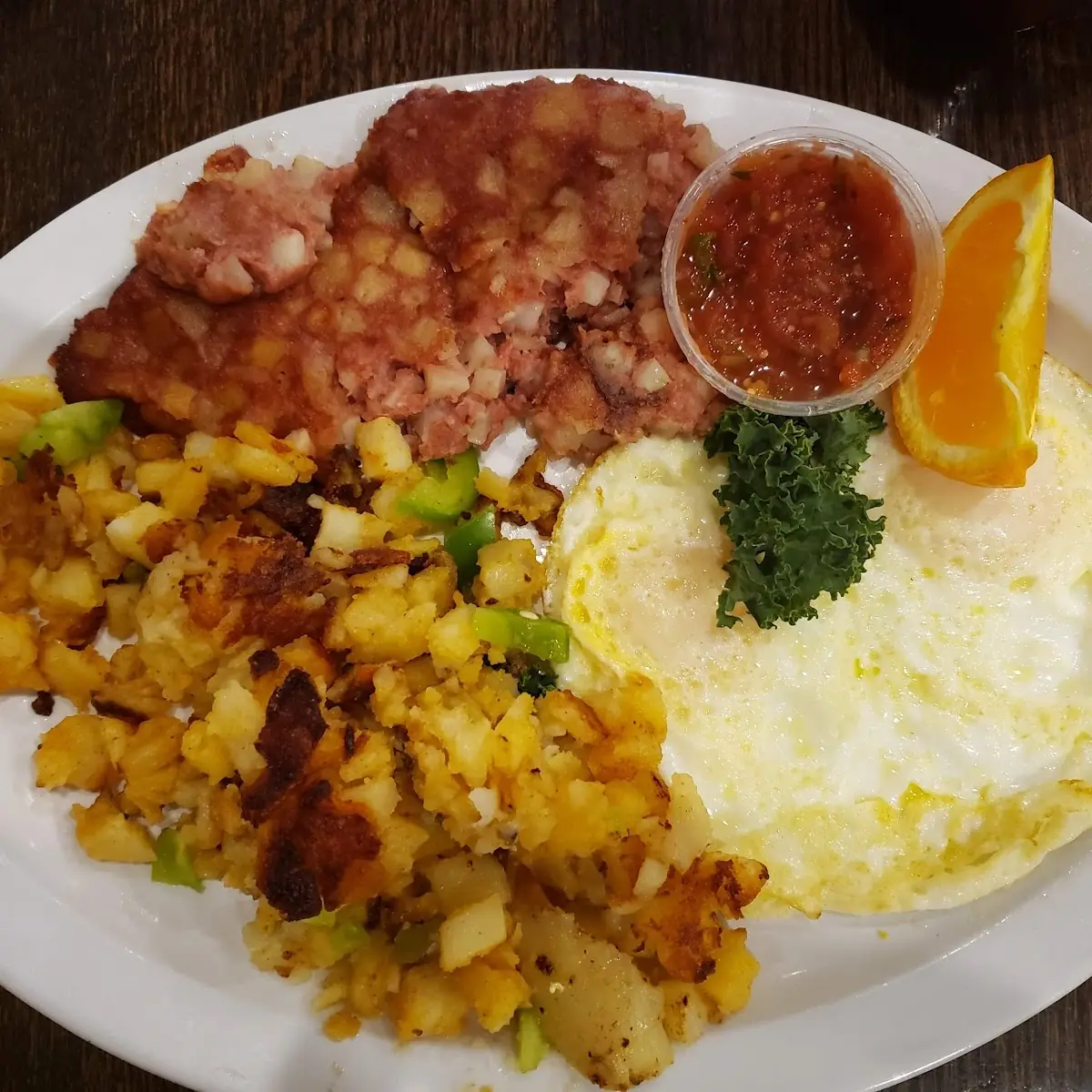 Corned Beef Hash and Eggs