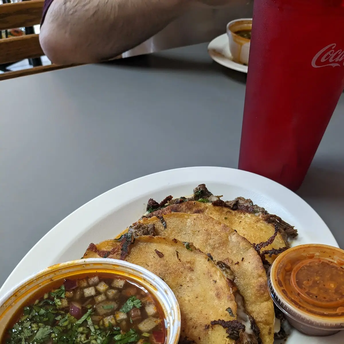 Quesa Birria with Consume
