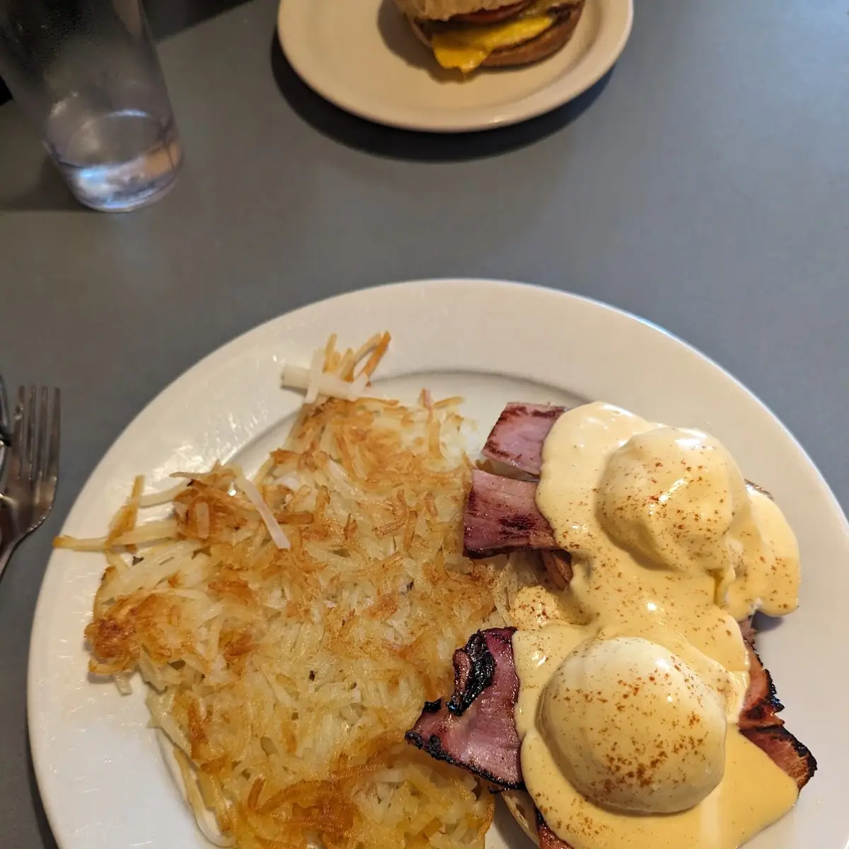 Eggs Benedict with Hash Browns
