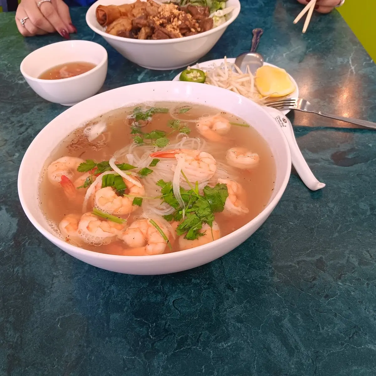 Seafood Combination Pho Noodle Soup Large