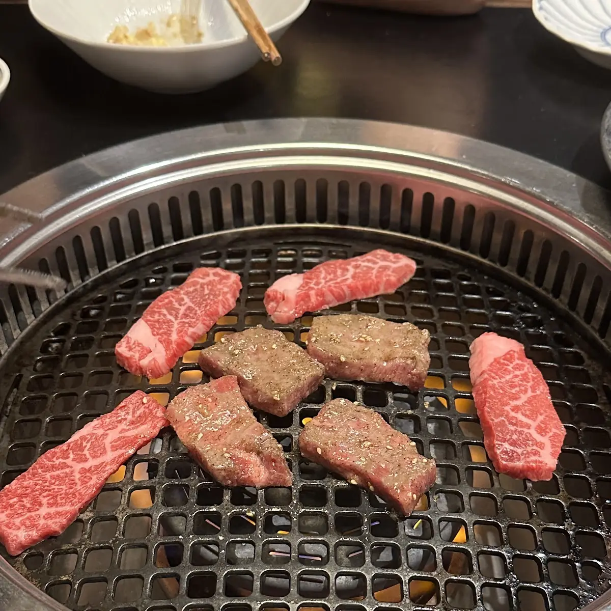 Sliced Raw Beef Yakiniku Set Meal