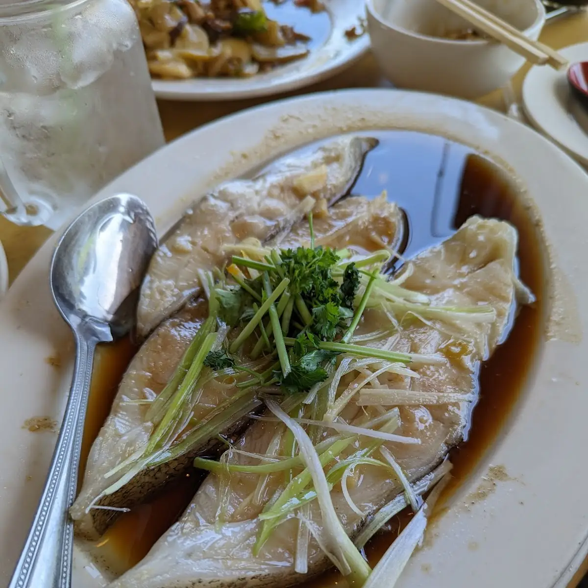 Steamed Pomfret with Fermented Black Beans
