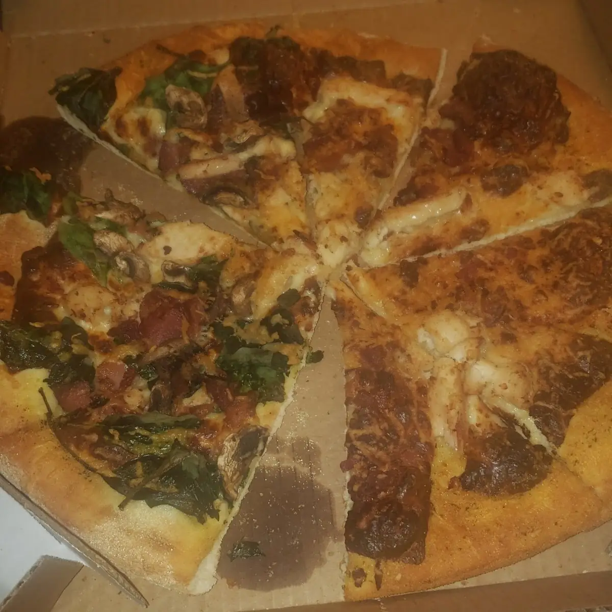 Supposed Buffalo Chicken Pizza