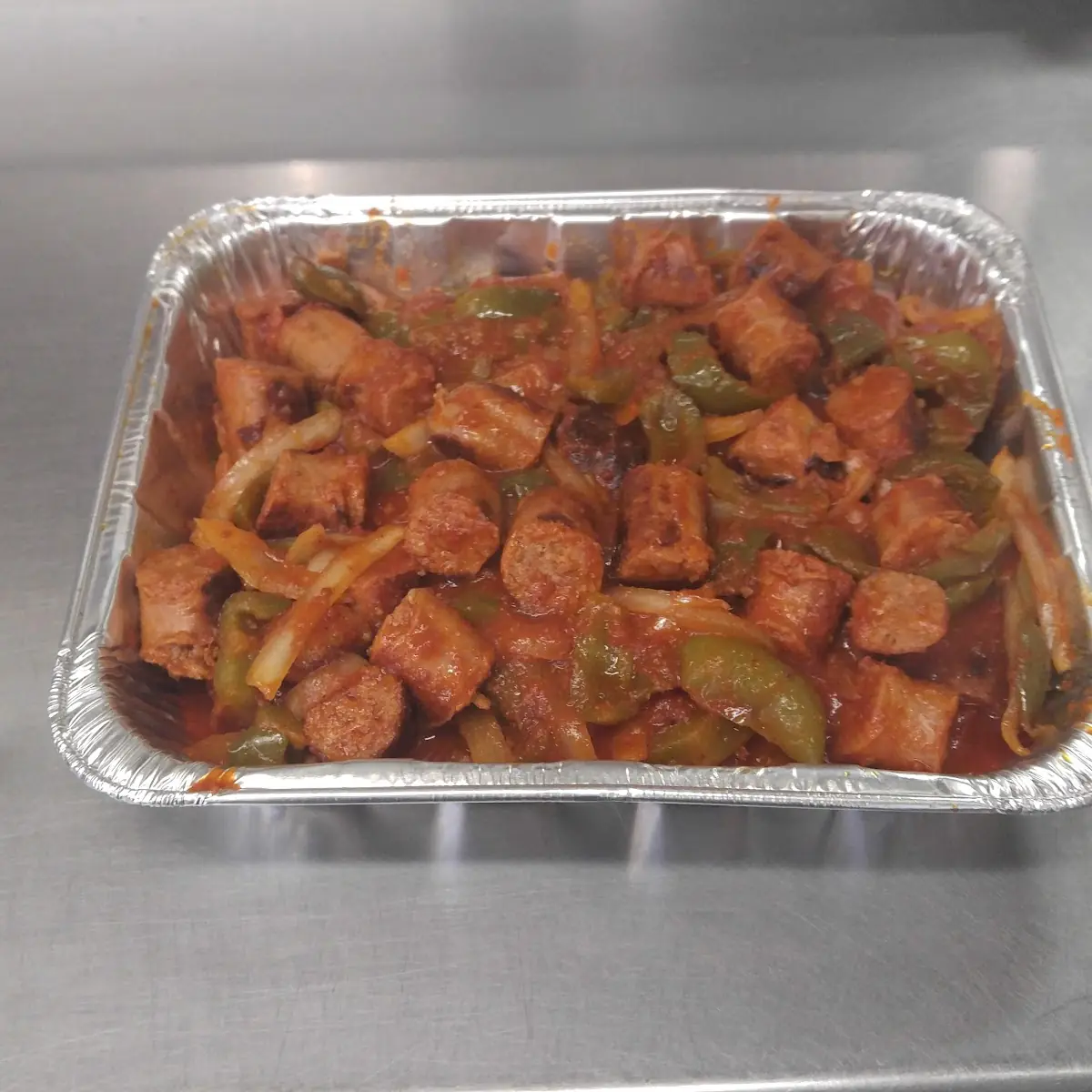 Sausage& Peppers Scallopnie