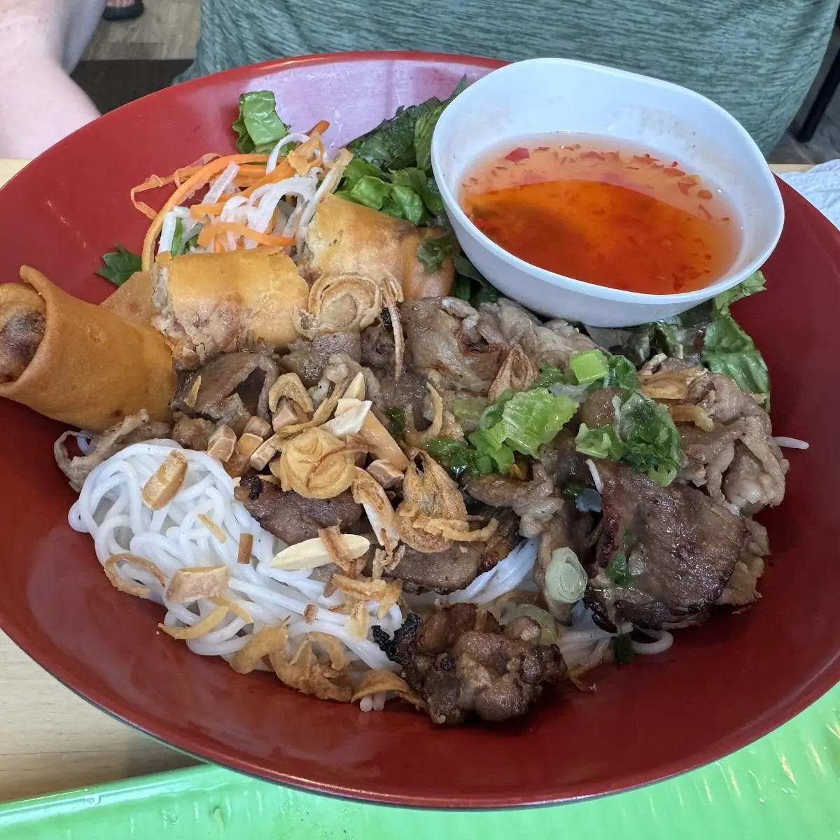 BBQ Pork Steak Vermicelli