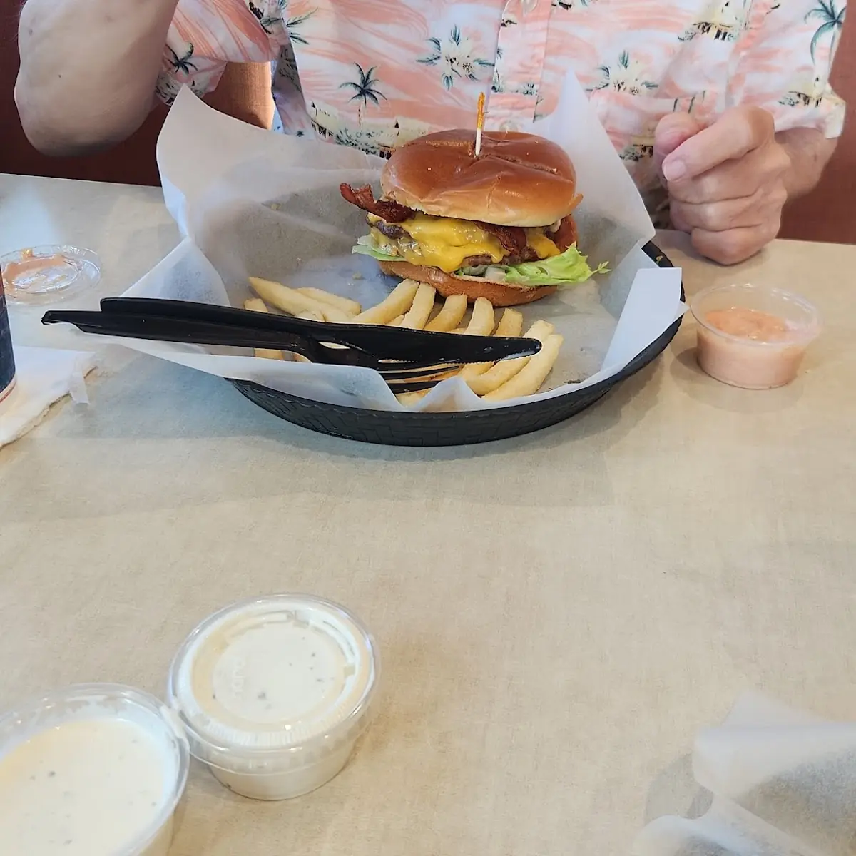 Double Bacon Cheeseburger Combo