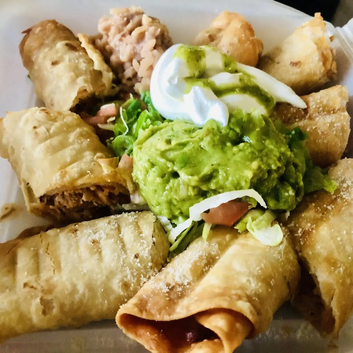 Chicken Taquitos Appetizer Sampler