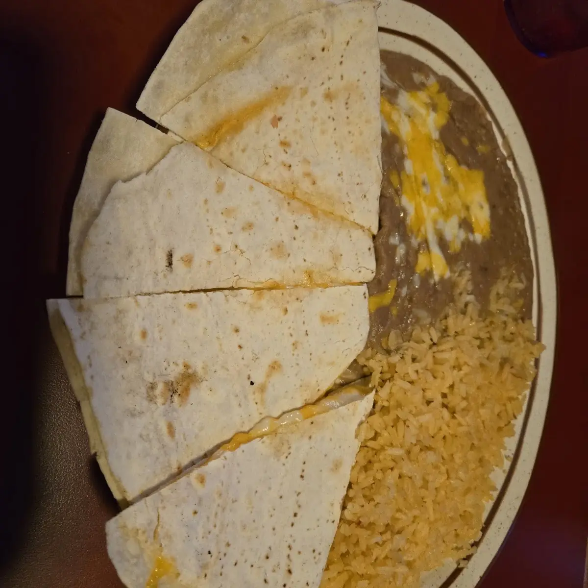 One Cheese Quesadilla