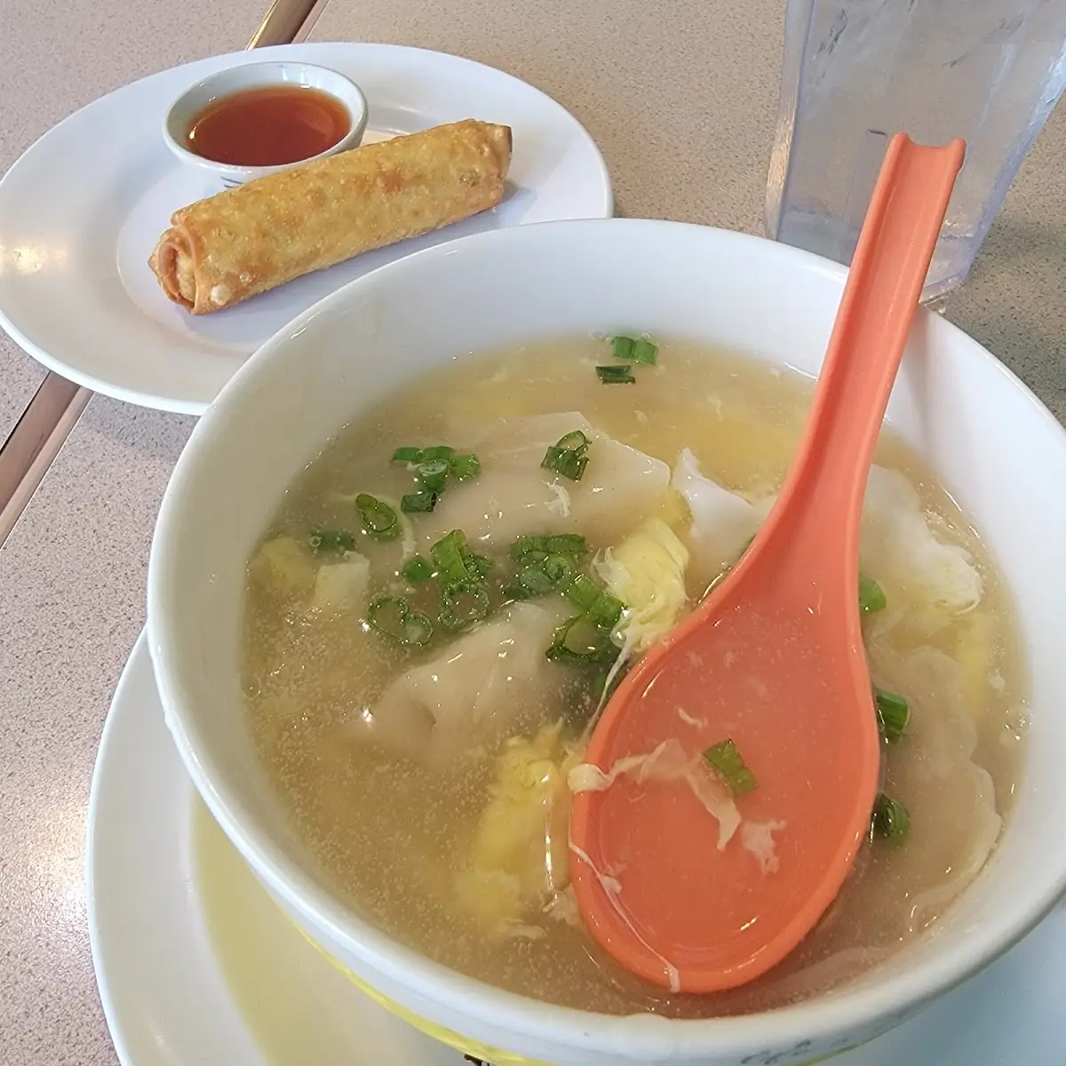 Egg Drop Wonton Soup