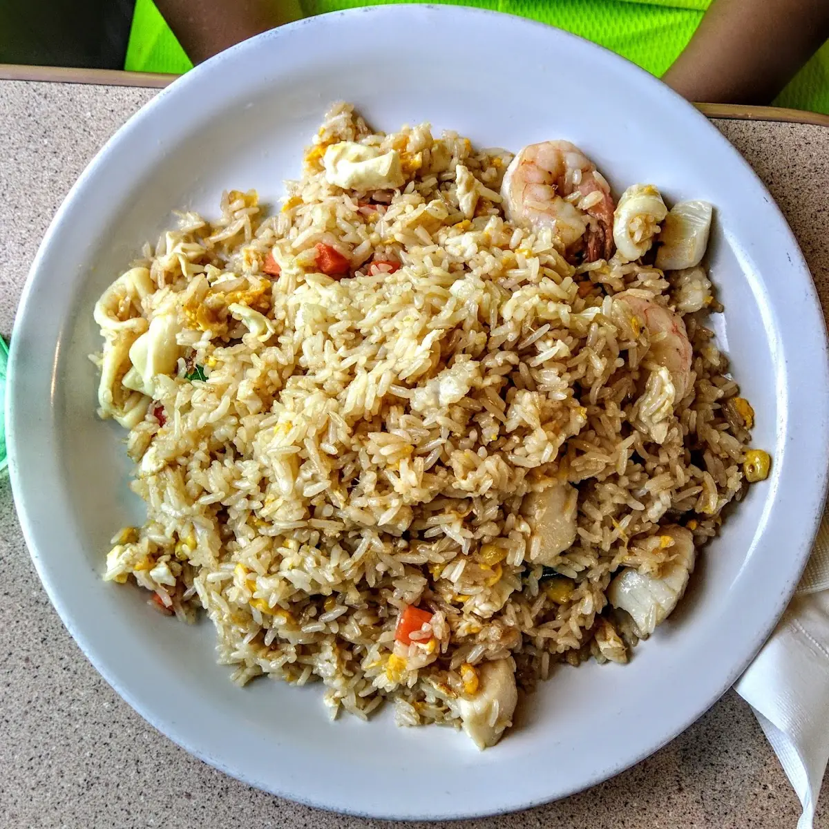 Fried Rice with Seafood