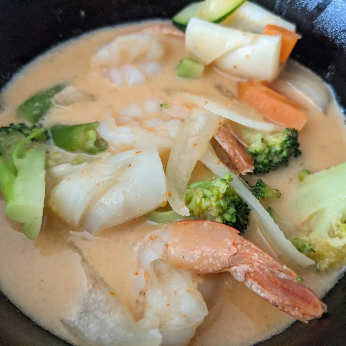Seafood Red Curry Soup