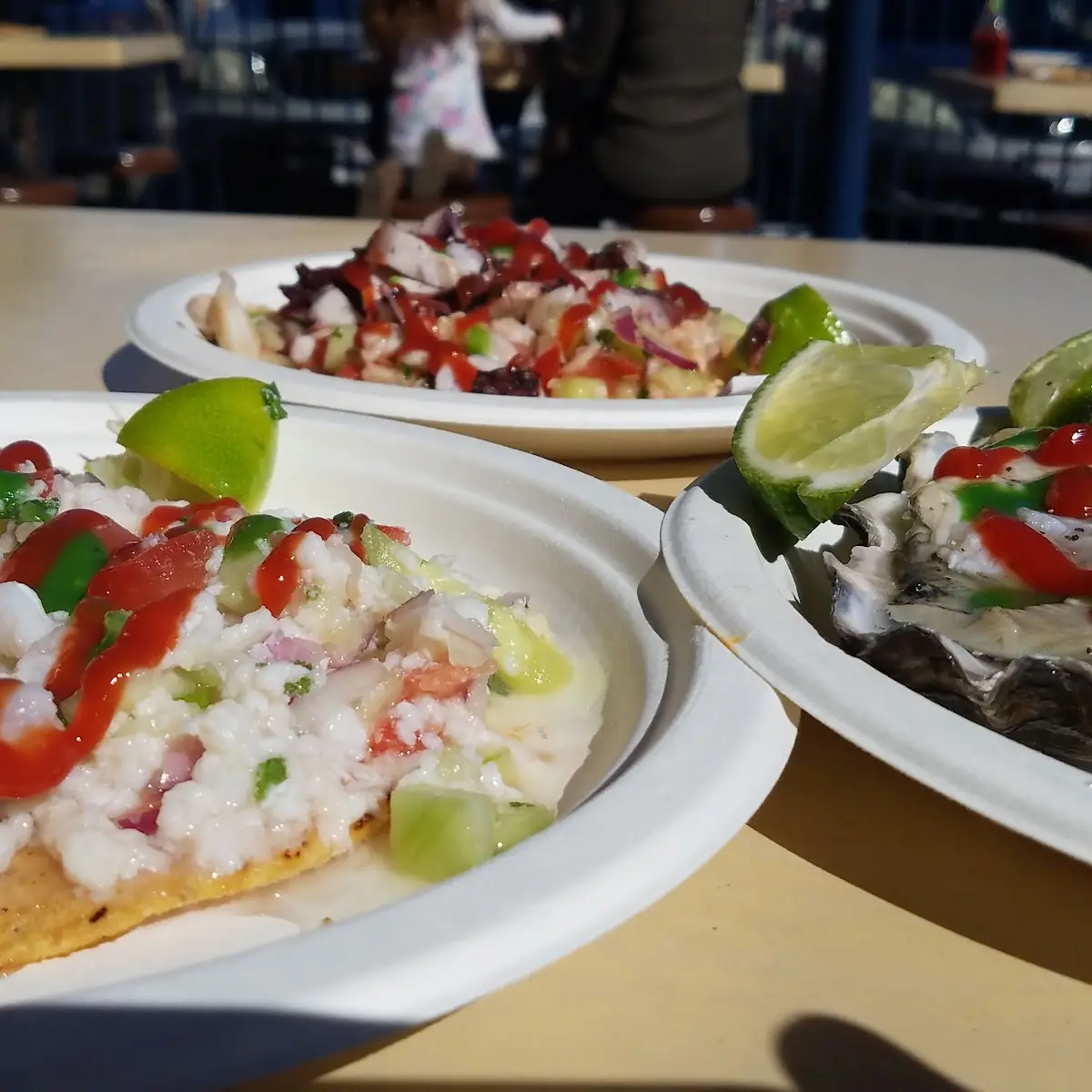 Ceviche Tostada de Camaron