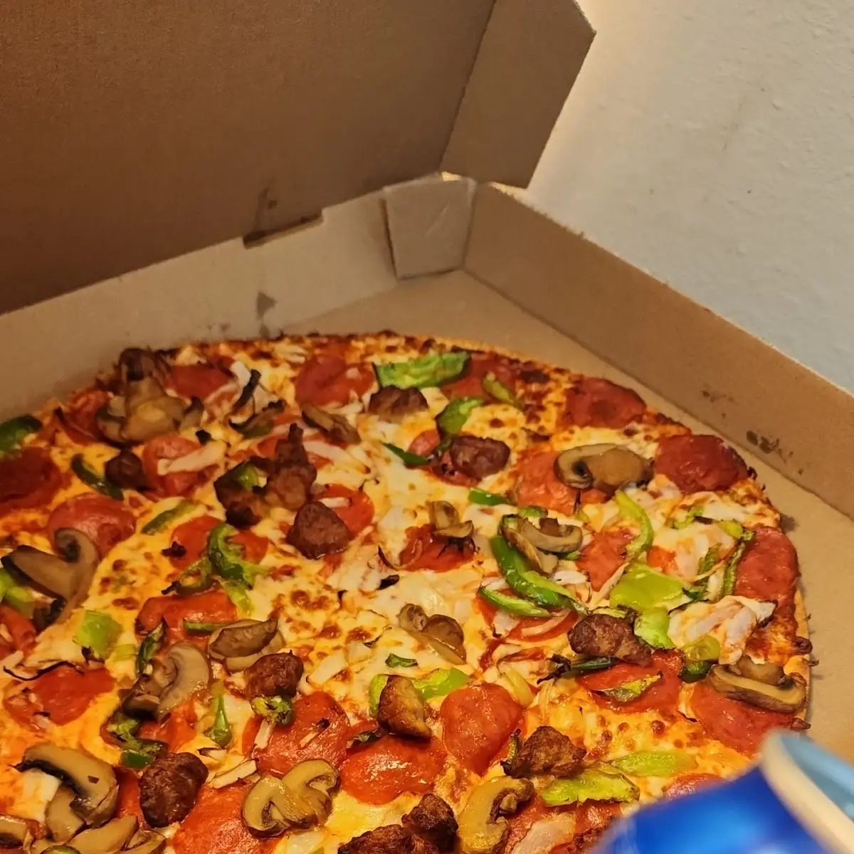 Thin Supreme Pizza