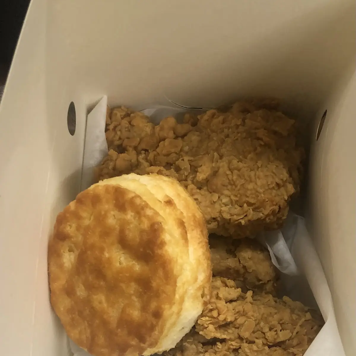 Fried Chicken and Buttermilk Biscuit