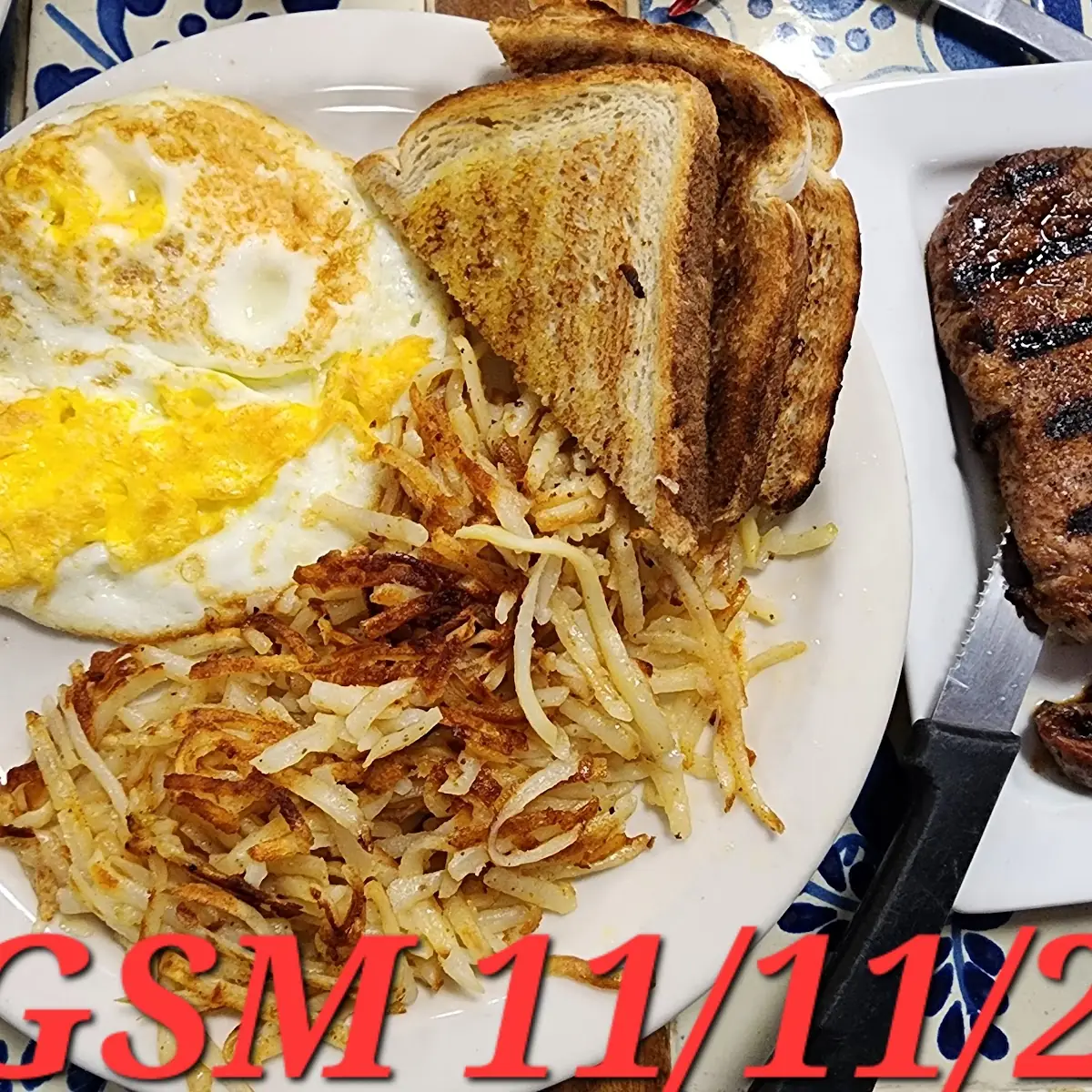 Eggs Hash Brown