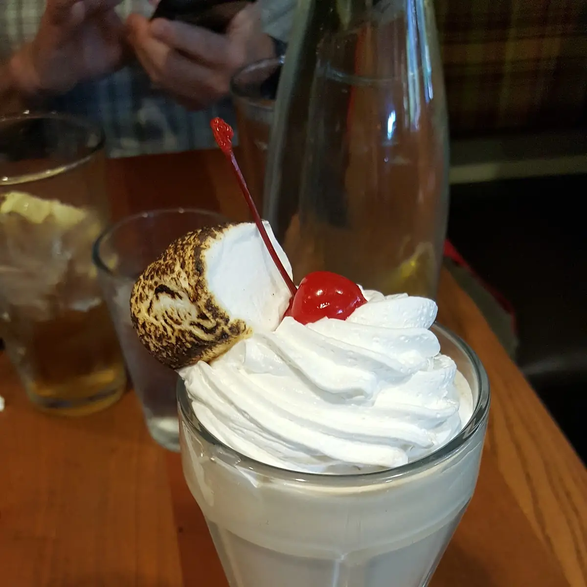 Roasted Marshmallow Chocolate Milkshake