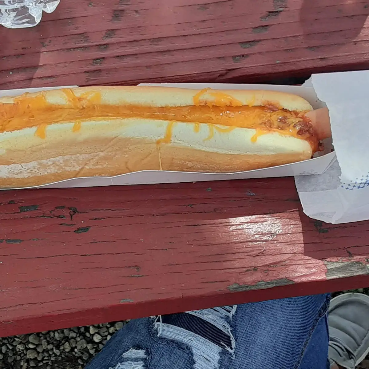 Foot Long Hot Dog