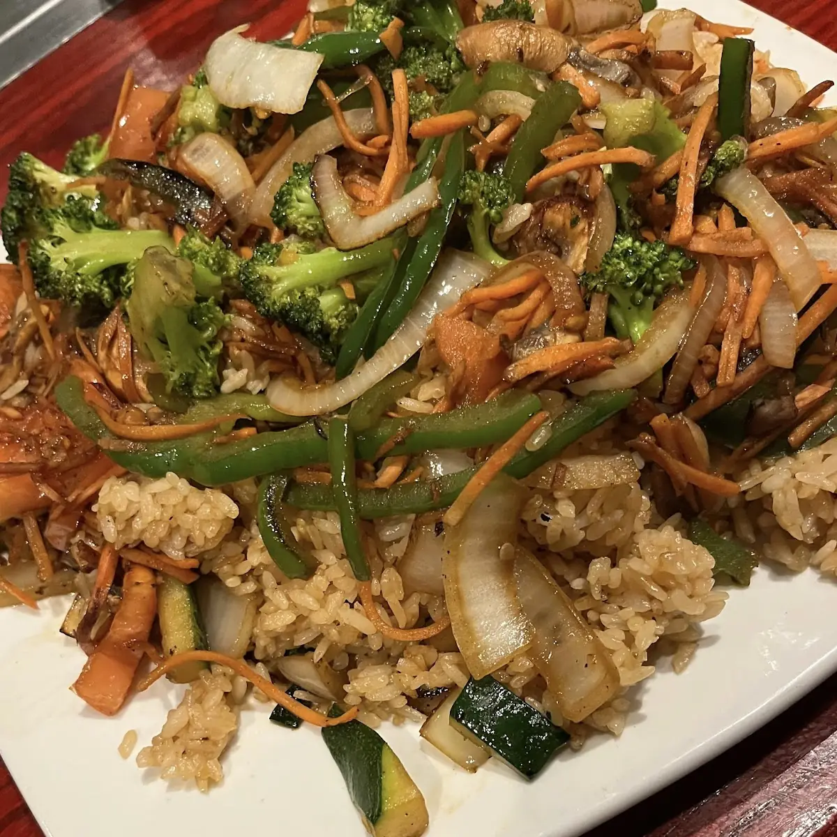 Steak Shrimp & Teriyaki Chicken