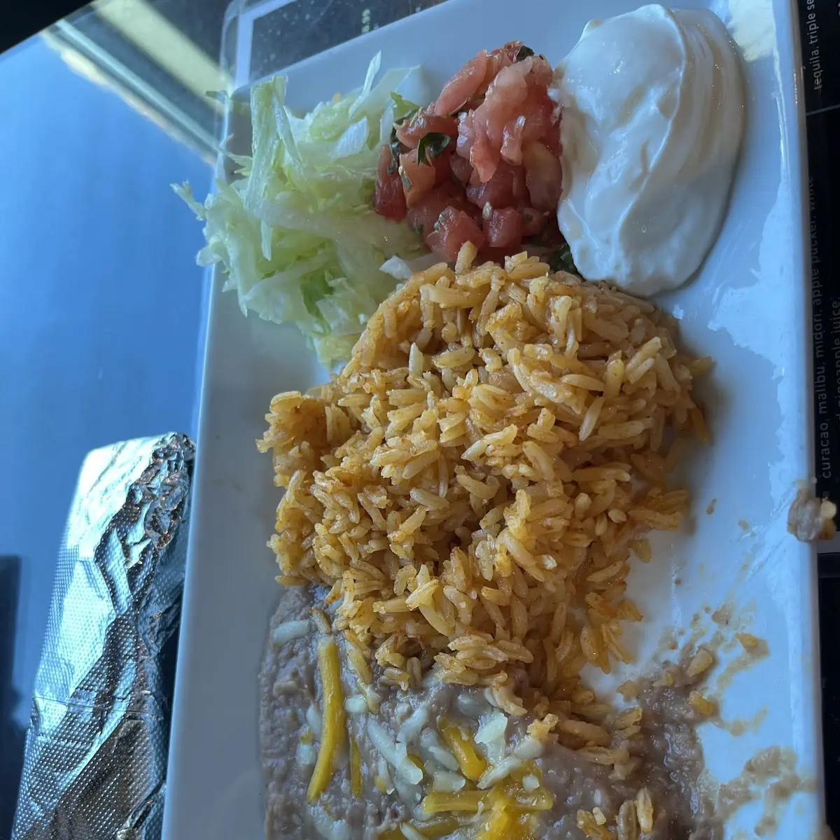 Rice & Refried Beans