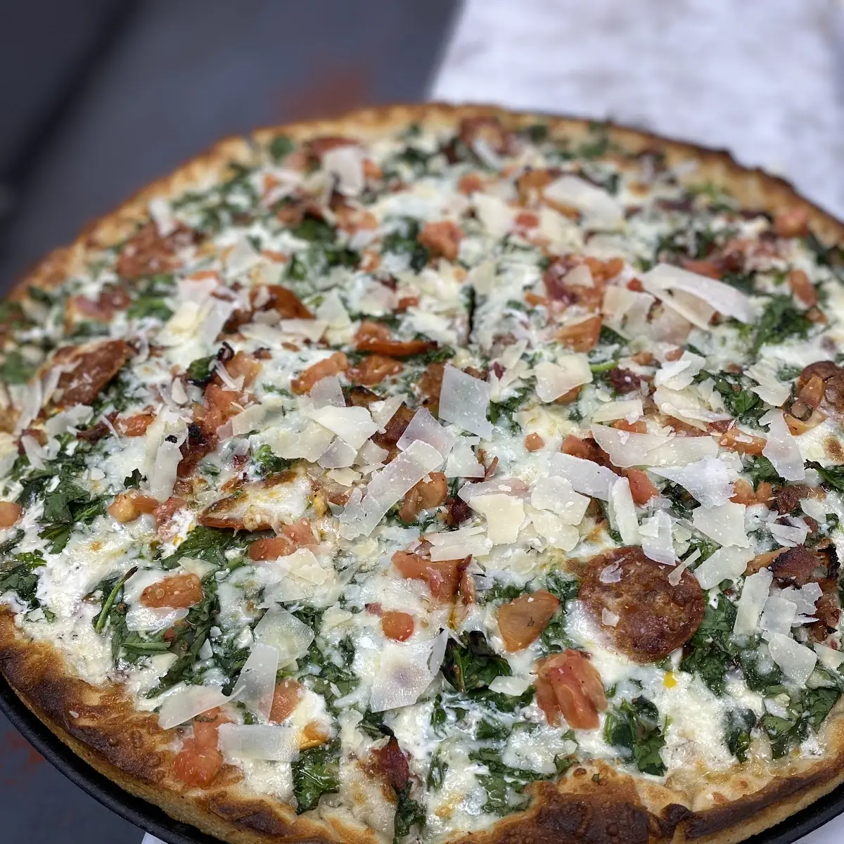Spinach Artichoke Flatbread