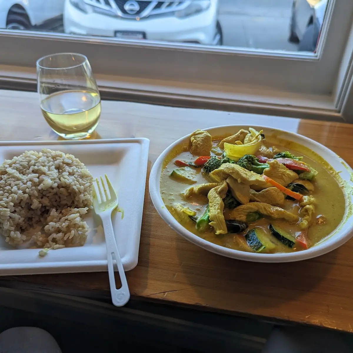 Curry Chicken w Brown Rice
