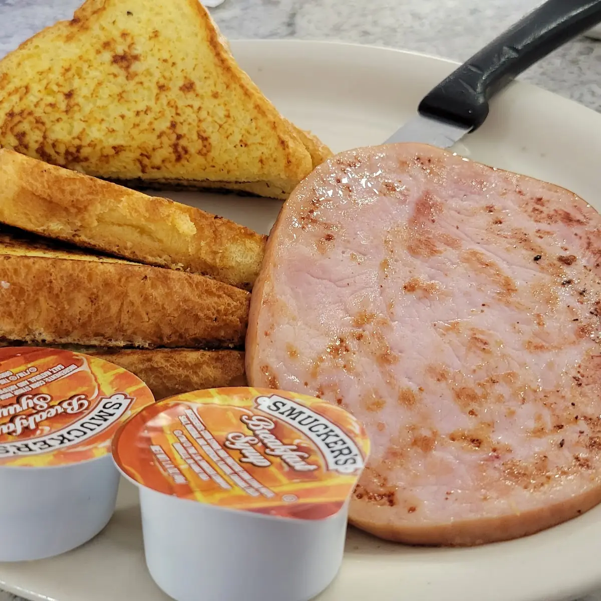 French Toast with Ham