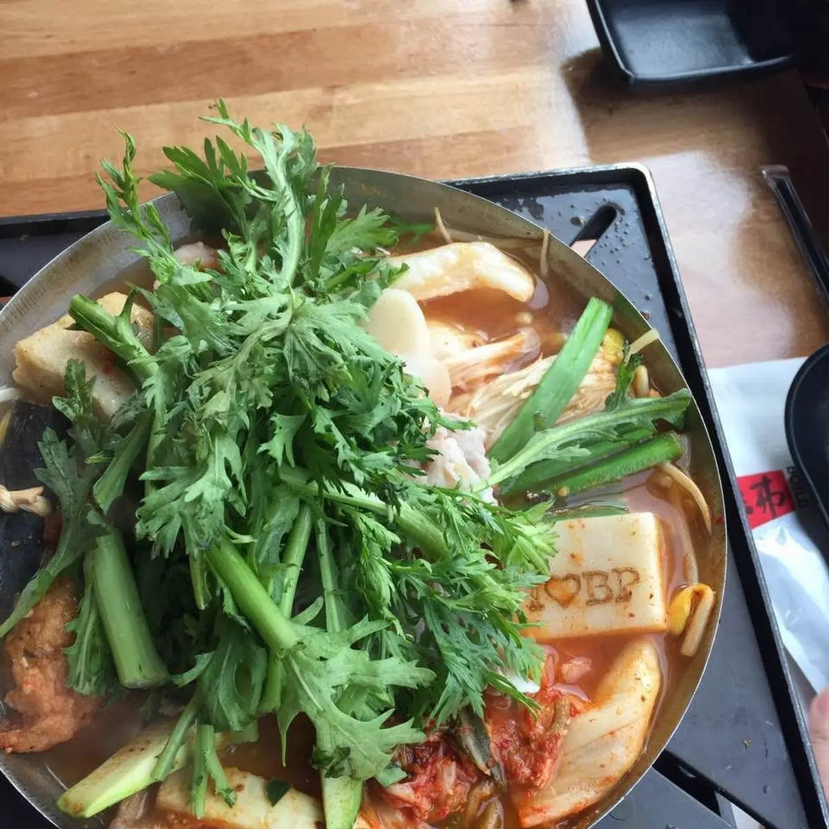 Korean Bean Paste Hot Soup