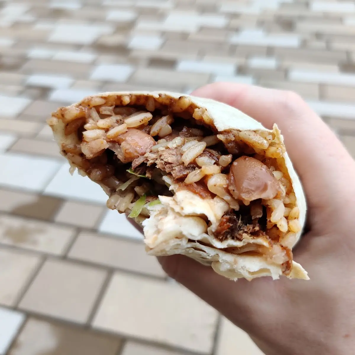 BBQ Pork Burrito